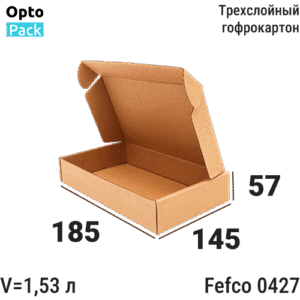 Самосборная коробка 185х145х57 Е мм