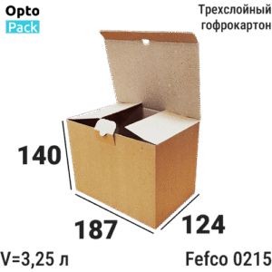 Самосборная коробка 187х124х140 Е мм