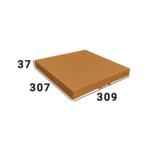 Коробка картонная 309х307х37 мм