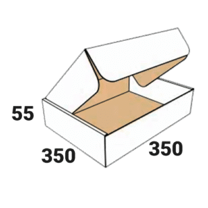 Самосборная коробка 350х350х55 мм