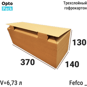 Коробка картонная 370х140х130 мм